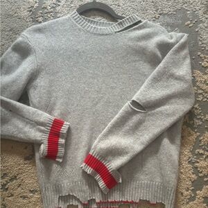 ZADIG & VOLTAIRE DISTRESSED SWEATER. WORN ONCE SUPER CUTE!!!